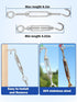 TooTaci 165ft 1/16 Stainless Steel Cable with Wire Rope Crimping Tool, Turnbuckles for Cables Wire Tension Kit for Garden Trellis for Climbing Plants, String Lights Hanging, Picture Hanging