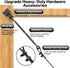 TooTaci 2 Pack Anti Sag Gate Kit with T316 3/16" Stainless Steel Cable 9ft, Heavy Duty Anti-Sag Gate Support Cable Kit Gate Hardware, Turnbuckle & Corner Brackets for Wooden Fence Repair, Black