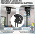 TooTaci Cargo Box Pulley System for Garage, Heavy Duty Ceiling Storage Lift with 3 Metal Pulley Hold Up to 150lbs, Garage Hoist System for Kayak, Roof Box, Ladders, Easy Lift, Fit 10-14 Foot Ceilings