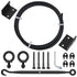 TooTaci 2 Pack Anti Sag Gate Kit with T316 3/16" Stainless Steel Cable 9ft, Heavy Duty Anti-Sag Gate Support Cable Kit Gate Hardware, Turnbuckle & Corner Brackets for Wooden Fence Repair, Black