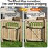 TooTaci 2 Pack Anti Sag Gate Kit with T316 3/16" Stainless Steel Cable 9ft, Heavy Duty Anti-Sag Gate Support Cable Kit Gate Hardware, Turnbuckle & Corner Brackets for Wooden Fence Repair, Black