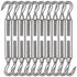 TooTaci 10PCS M10 Turnbuckle 304 Stainless Steel Turnbuckle Hook and Hook, Heavy Duty M6 M8 M10 Tensioner Adjustable Shade Sail Hardware for Cables Wire 3/16" 1/4" 5/16" /3/8", Trampoline, Tent, Tarps