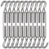 TooTaci 10PCS M10 Turnbuckle 304 Stainless Steel Turnbuckle Hook and Hook, Heavy Duty M6 M8 M10 Tensioner Adjustable Shade Sail Hardware for Cables Wire 3/16" 1/4" 5/16" /3/8", Trampoline, Tent, Tarps