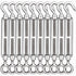 TooTaci 10PCS M10 Turnbuckle 304 Stainless Steel Turnbuckle Hook and Hook, Heavy Duty M6 M8 M10 Tensioner Adjustable Shade Sail Hardware for Cables Wire 3/16" 1/4" 5/16" /3/8", Trampoline, Tent, Tarps