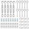 1/16" Stainless Steel Cable Tensioner Kit with M5 Turnbuckle and Screw Hooks