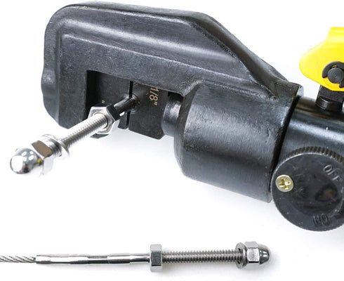 30M 100Ft 1/8 Stainless Steel Cable, Heavy Duty Steel Cable Wire Rope kit, Wire Balustrade Kits with Cable Railing Swage Turnbuckle Kit for DIY Project - T316