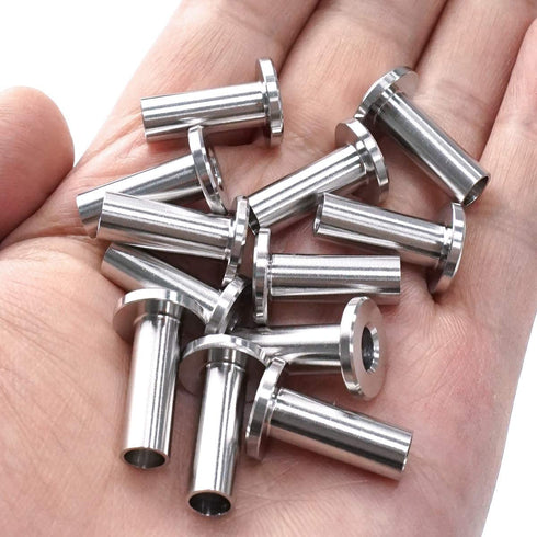 102 Pack T316 Marine Grade Cable Railing System Kit, Stainless Steel Protector Sleeves for 1/8",5/32",3/16" Wire Rope Cable Railing, DIY Balustrade with Free Drill Bit