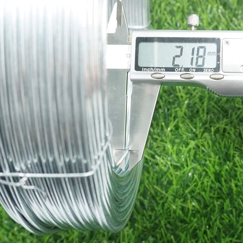 100m/ 2mm Garden Wire Coil Galvanised Wire Fencing with Screw Eyes,Fence Nail