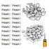 20pcs Wire Rope Clips Cable Clamp 2mm,Stainless Steel Wire Rope Thimble 20pcs, Aluminum Crimping Loop Sleeves 50 pcs,2mm Cable Ferrule Kit Use for ?2mm 1/16" Diameter Cable Wire Rope Secure