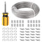 328ft 1/8" Stainless Steel Coated Cable Wire Rope Kit for Outdoor Railing W9