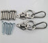 TooTaci Suspension Ceiling Hooks Hammock Swing Hook, Boxing Punch Bag Ceiling Hook with Expansion Bolts, 304 Stainless Steel (set3)