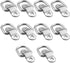 10 Pack D Ring Tie Down Anchors Hooks 1/4" Forged Lashing Ring Anchor