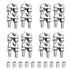 16 Pack M4 Wire Rope Clip Cable Clamp 304 Stainless Steel U Bolt Saddle Fastener for 4mm (5/32 ) Wire Rope Cable Contain Aluminum Crimping Loop