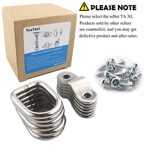 6Pcs 1/4" Stainless Steel Trailers Tie Down Anchor D Rings Anchor with Bracket Screws