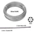TooTaci Garden Wire/Picture Wire/Wire Rope Steel Cable Railing Kits Include Stainless Steel Wire Rope Cable, Aluminum Crimping Sleeves and Stainless Steel Thimble - 164ft